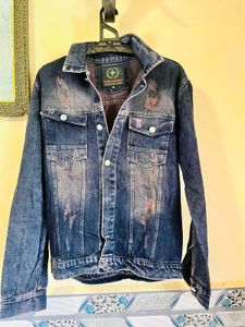 Distressed Denim Jacket