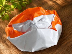 Orange and white Air ball 2🏀