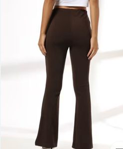 Brown Flare Leggings
