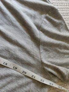 Gray Knot Front T-Shirt