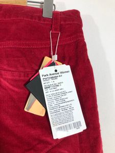 Red Slim Fit Trousers (Women’s)