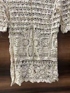 Boho Crochet Tunic Top