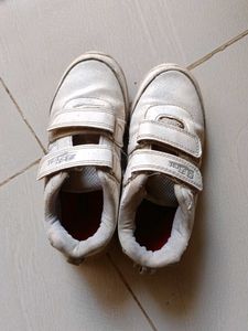 Kids' Casual White Sneakers