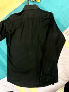 Classic Black Long Sleeve Men's Shirt