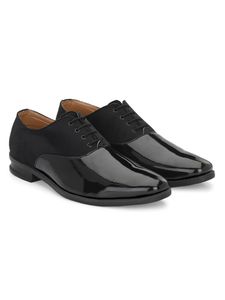 Black Patent Formal Shoes For Men