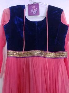 Pink Anarkali Dress,New