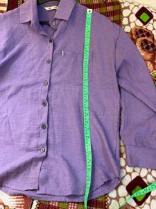 Lavender Button-Down Shirt