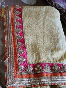 Embroidered Silk Saree