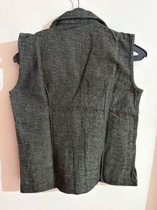 Sleeveless Blazer Vest
