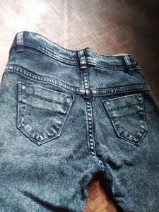 Girls  1999s Low Waist Grey Jeens