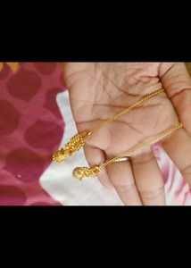 new gold pleated big jhumka with guranty
