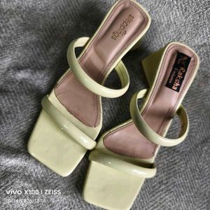 N. Chic Pastel Block Heel Mules