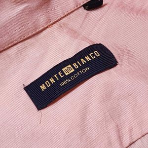 Men's Light Pink Shirt - 100% Cotton