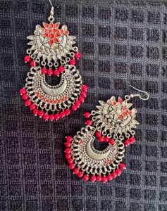 Combo of 2 Pairs Oxidised  Earrings