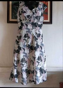 Stylish Floral Print Sleeveless Dress