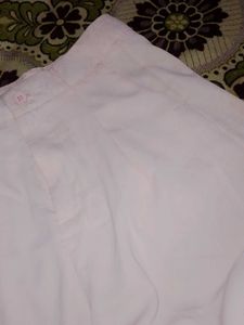 White Casual Pants