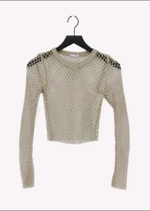 BERSHKA WOMEN TOP GOLD 26" New COVER Up