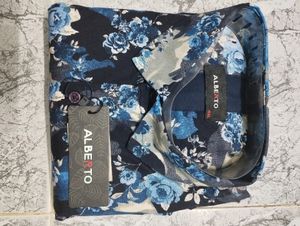 Alberto Floral Plus Size Shirt Size 4XL