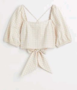 h&amp;m beige top
