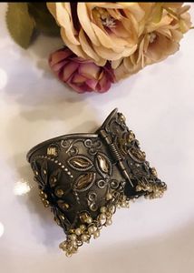 Exquisite Oxidized Kada Bangle