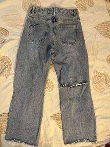 Distressed Light Wash Jeans