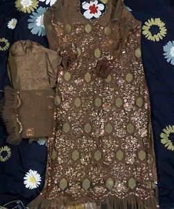 Embellished Kurta Set with Dupatta
