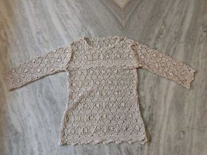 Crochet Lace Tunic Top