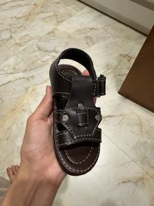 Classic Black Leather Sandals