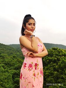 Pink Floral Dress