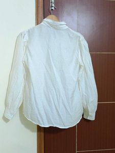 Classic White Button-Up Shirt