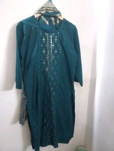 Yellow Kurta Set with Dupatta
