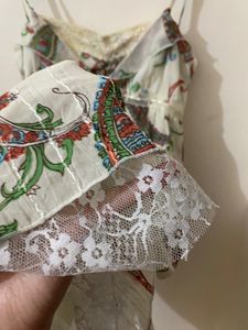 Hippie Fairycore Lace Dress 🧚🏻