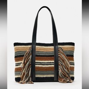 Zara Limited Edition Bohemian Hand Bag From NYC