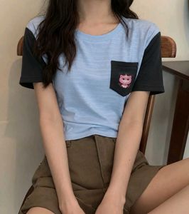 Cute Cat Pocket T-Shirt