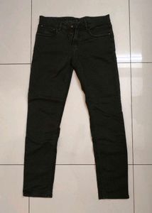 MAD-X Men's Black Olive Slim Fit Jeans