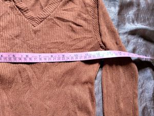 BROWN matching Ribbed Co-ord Set