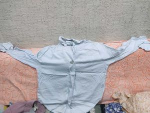 Lavender shirt in soft velver fabric with free cot