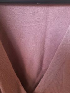 Chic Pink Wrap Sweater