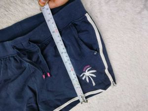 Cozy Navy Palm🥰 Tree Shorts