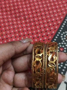 Elegant Gold Tone Bangles