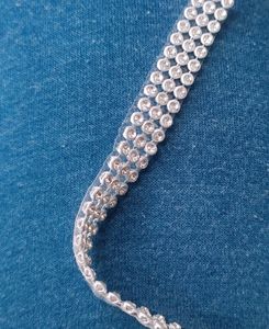Rhinestone Lace 1 Meter