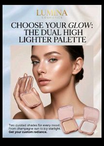 LUMINA Dual Highlighter Palette