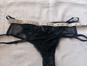Lace Trimmed Bikini Panties