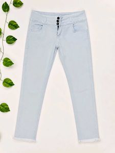 Light Wash High Waisted Jeans