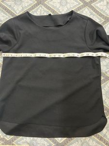Elegant Black Bell Sleeve Top