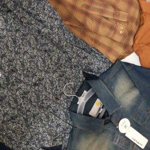 Men's Branded Shirts, Buy 3 Only in 1299/-