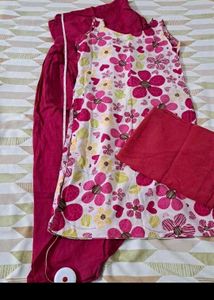 Beautiful Pink Ethnic Kurta Set