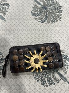 Boho Chic Coconut Shell Clutch