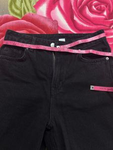 Classic Black Wide Leg Jeans