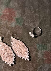 Partywear Earrings & Ring Set✨✨